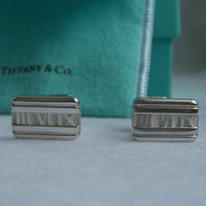 Tiffany & Co. "Atlas" Collection Cuff Links